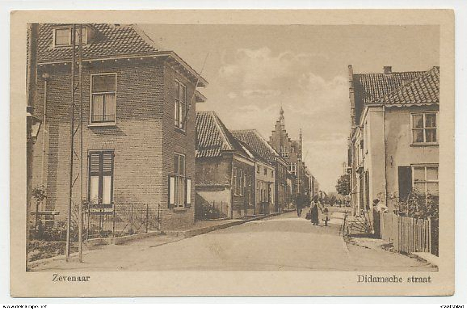 07- Prentbriefkaart Zevenaar 1919 - Didamsche Straat - Zevenaar