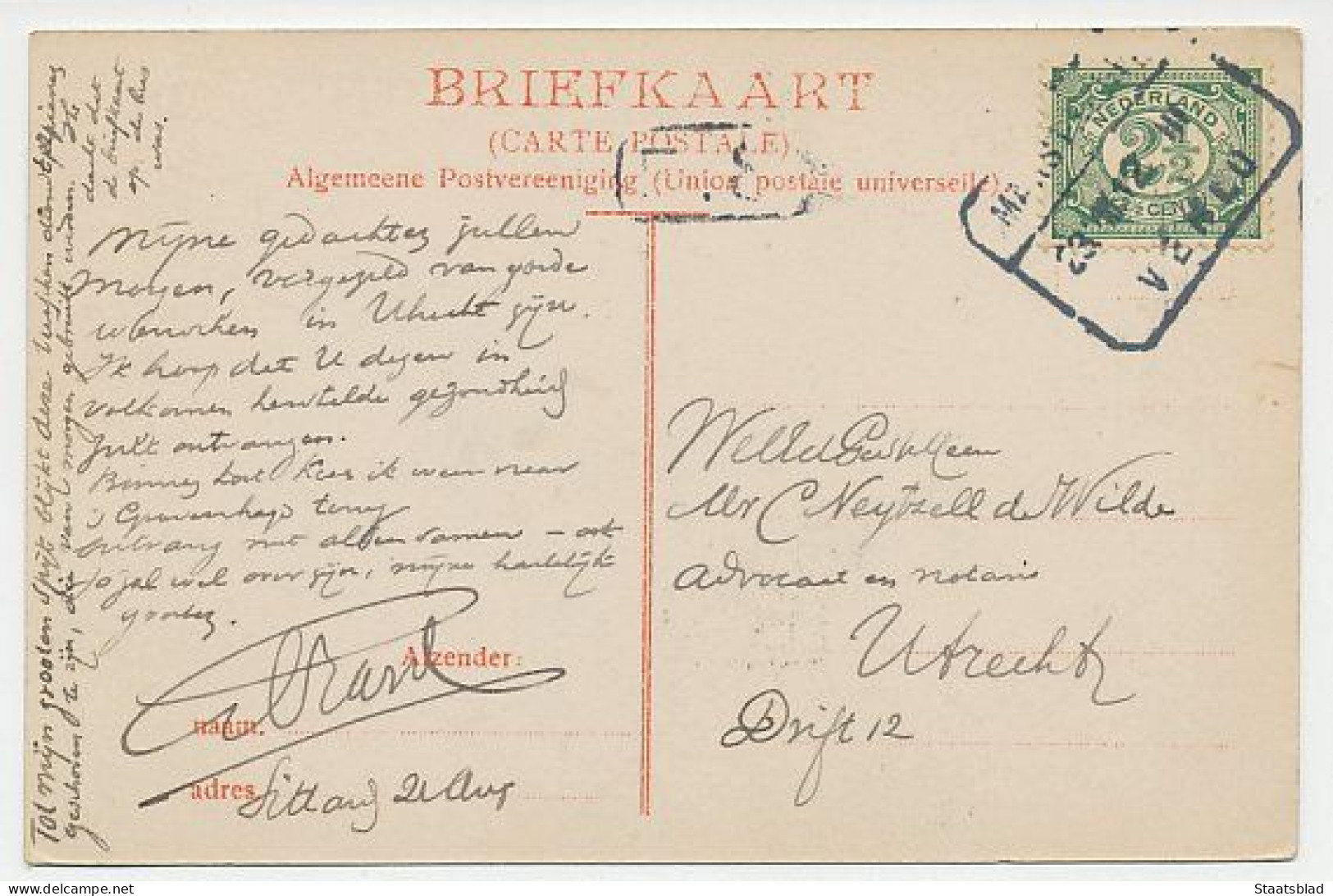 07- Prentbriefkaart Sittard 1912 - Markt - Sittard