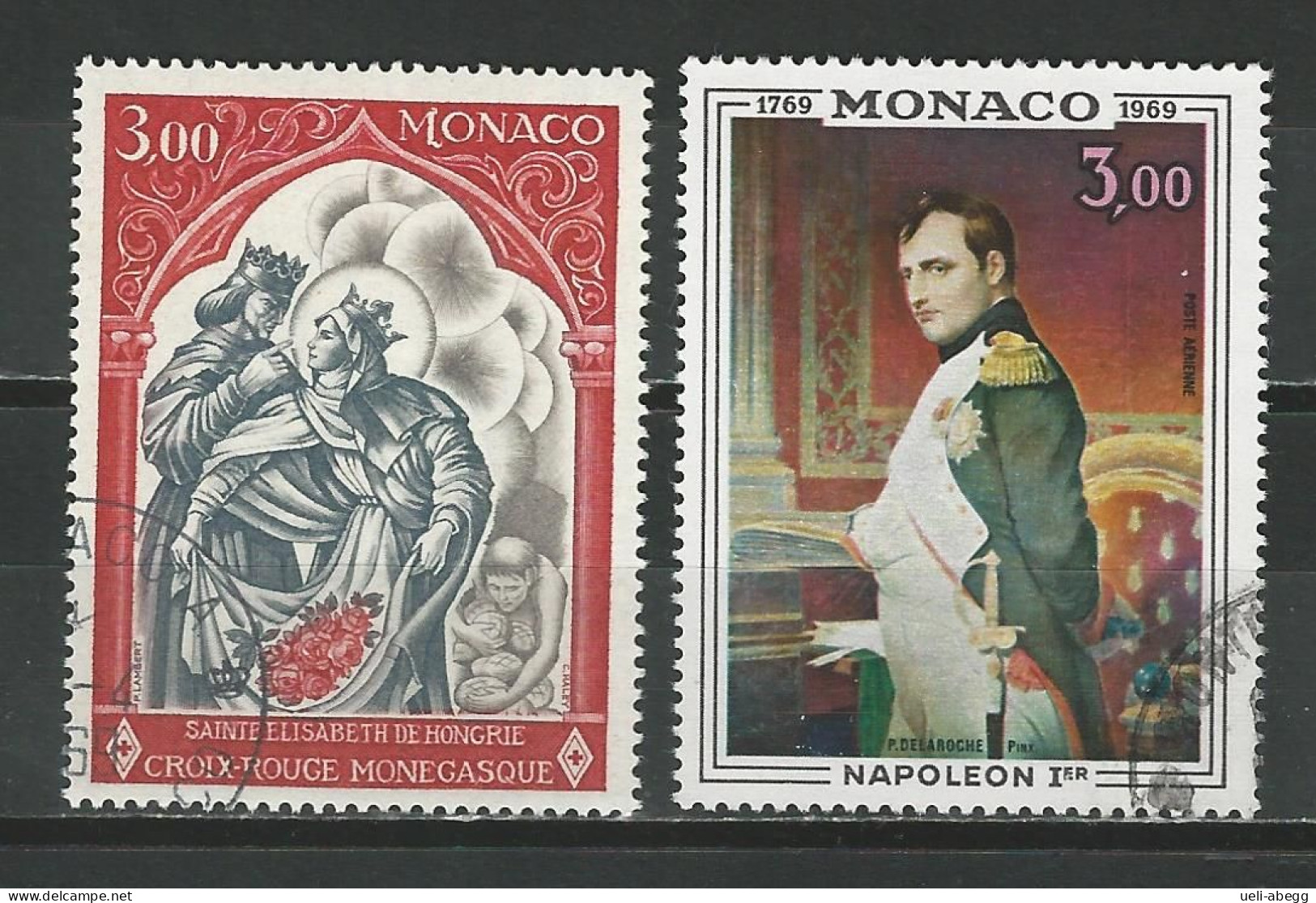 Monaco Mi 927-28 O Used - Used Stamps