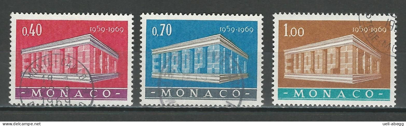 Monaco Mi 929-31 O Used - Oblitérés