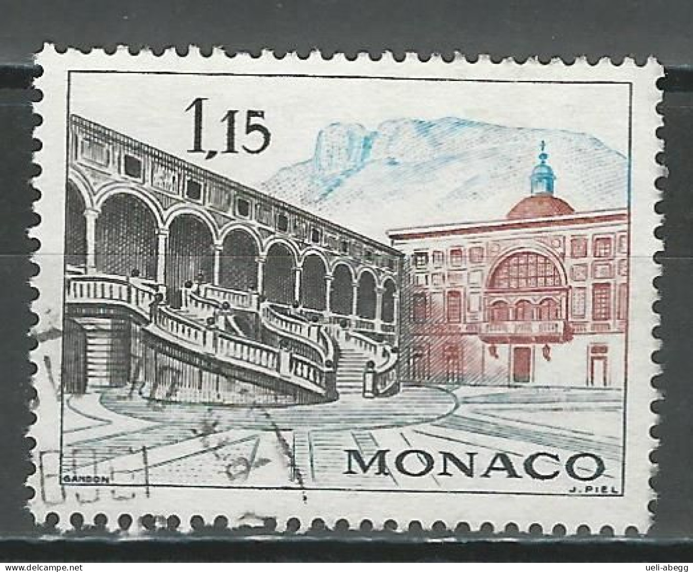 Monaco Mi 937 O Used - Used Stamps