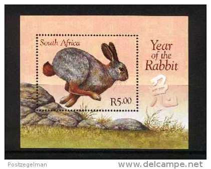 REPUBLIC OF SOUTH AFRICA, 1999,  MNH Stamp(s) Year Of The Rabbit,    Block Nr. 73, F3754A - Nuevos