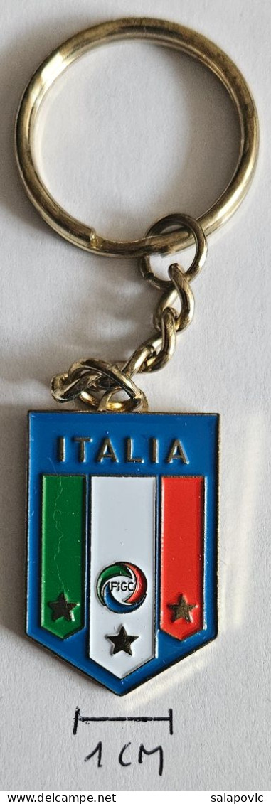 Federazione Italiana Giuoco Calcio (FIGC) Italy Football Federation   Pendant Keyring PRIV-2/1 - Kleding, Souvenirs & Andere