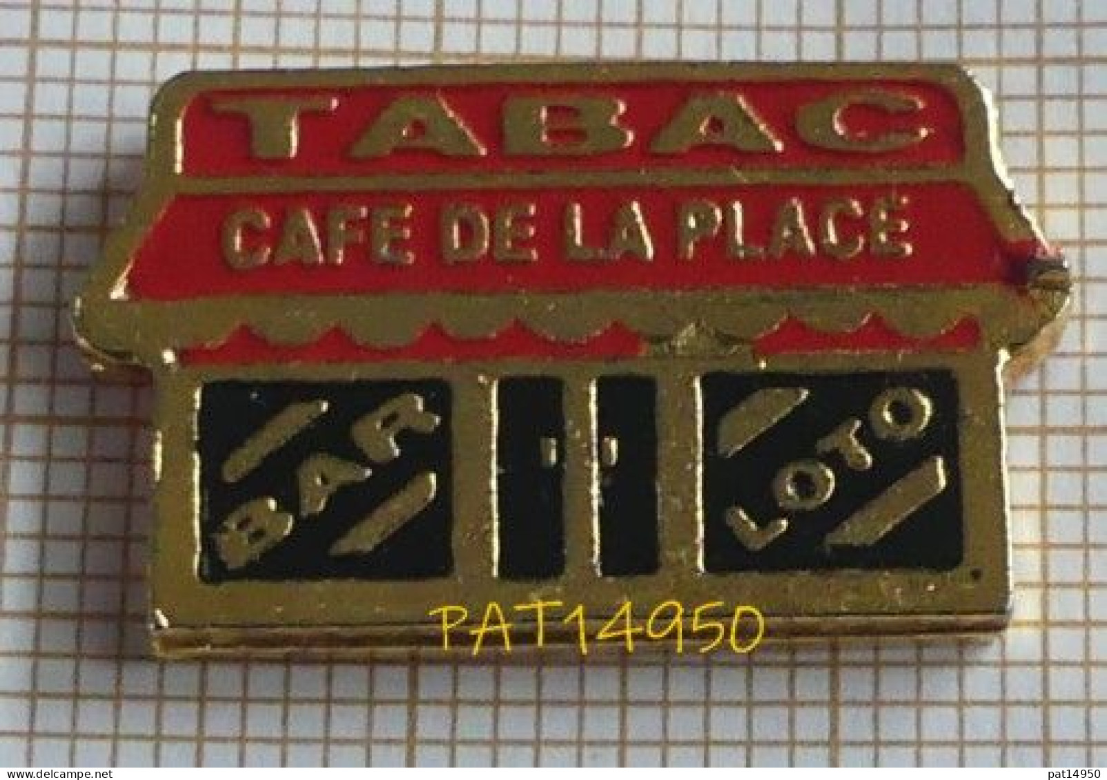 PAT14950 TABAC  CAFE DE LA PLACE BAR LOTO  FDJ FRANCAISE DES JEUX - Casinos