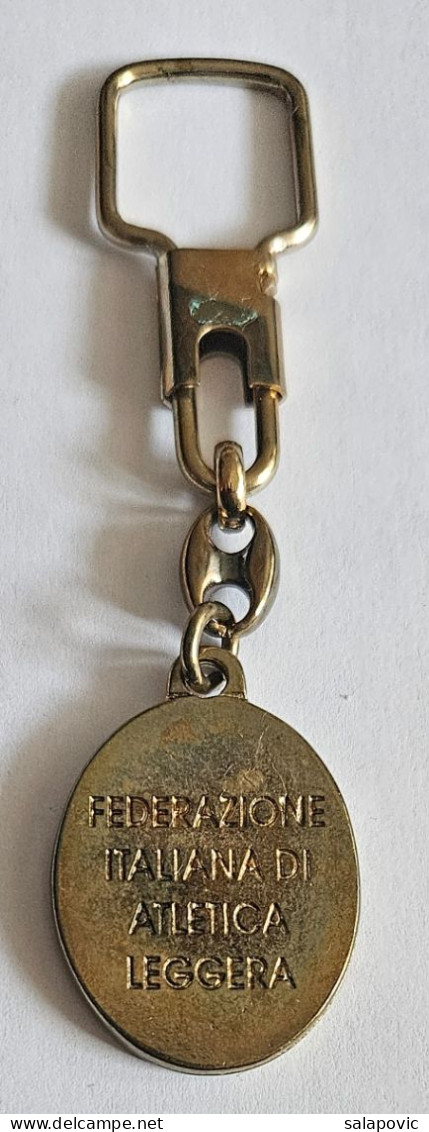 Federazione Italiana Di Atletica Leggera Italy Athletic Federation Association Union   Pendant Keyring PRIV-2/1 - Leichtathletik