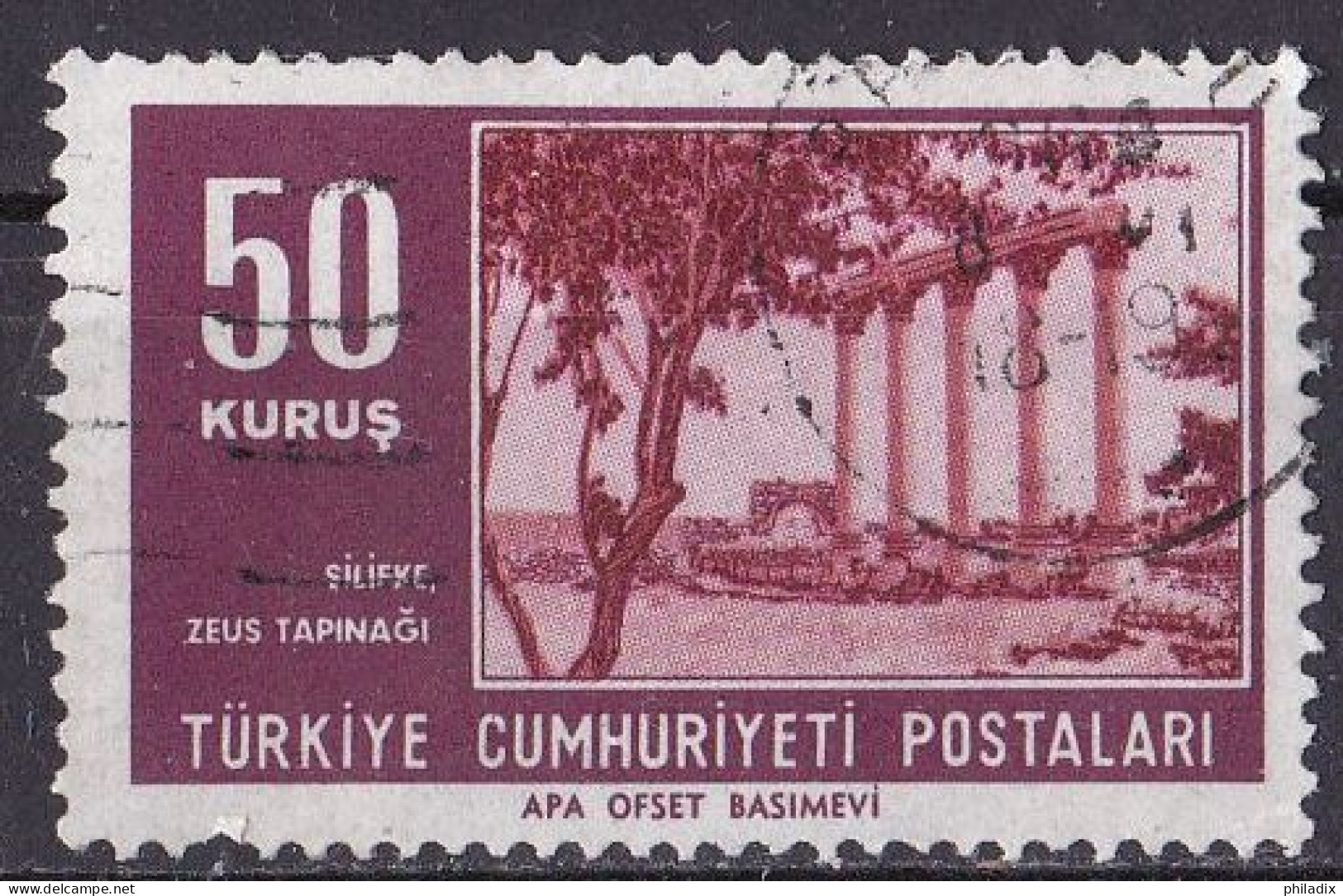 Türkei Marke Von 1964 O/used (A3-59) - Used Stamps