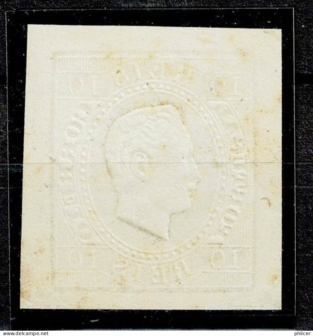 Portugal, 1870/6, # 37, Prova, MNG - Unused Stamps