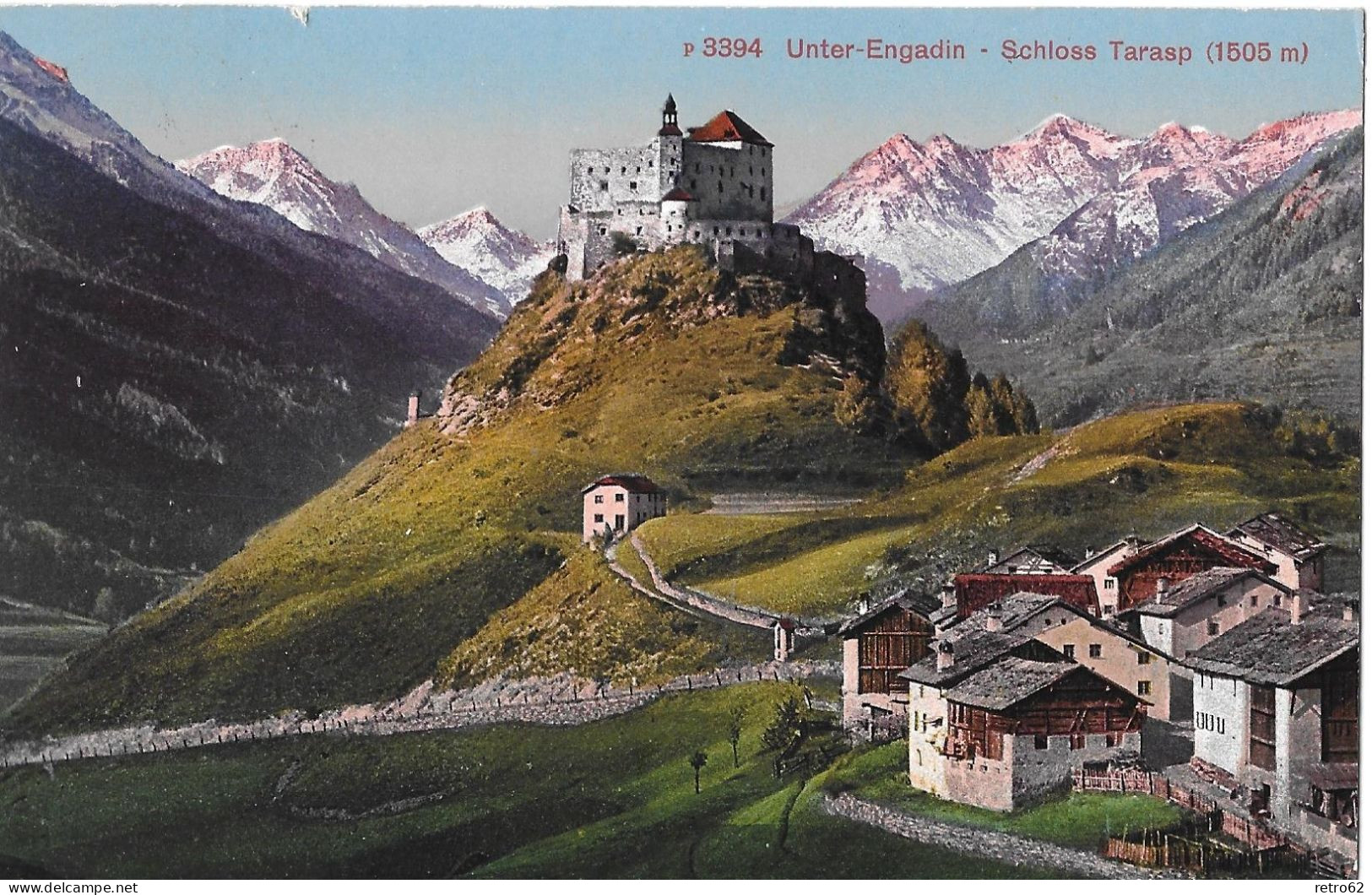 TARASP ► Schloss Tarasp Im Unter-Engadin Anno 1916 - Tarasp