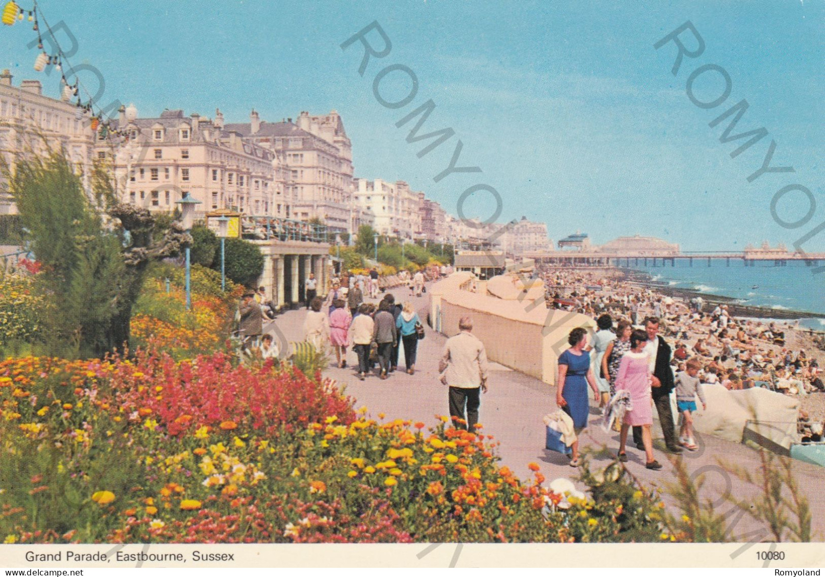 CARTOLINA  EASTBOURNE,SUSSEX,INGHILTERRA,REGNO UNITO-GRAND PARADE-NON VIAGGIATA - Eastbourne