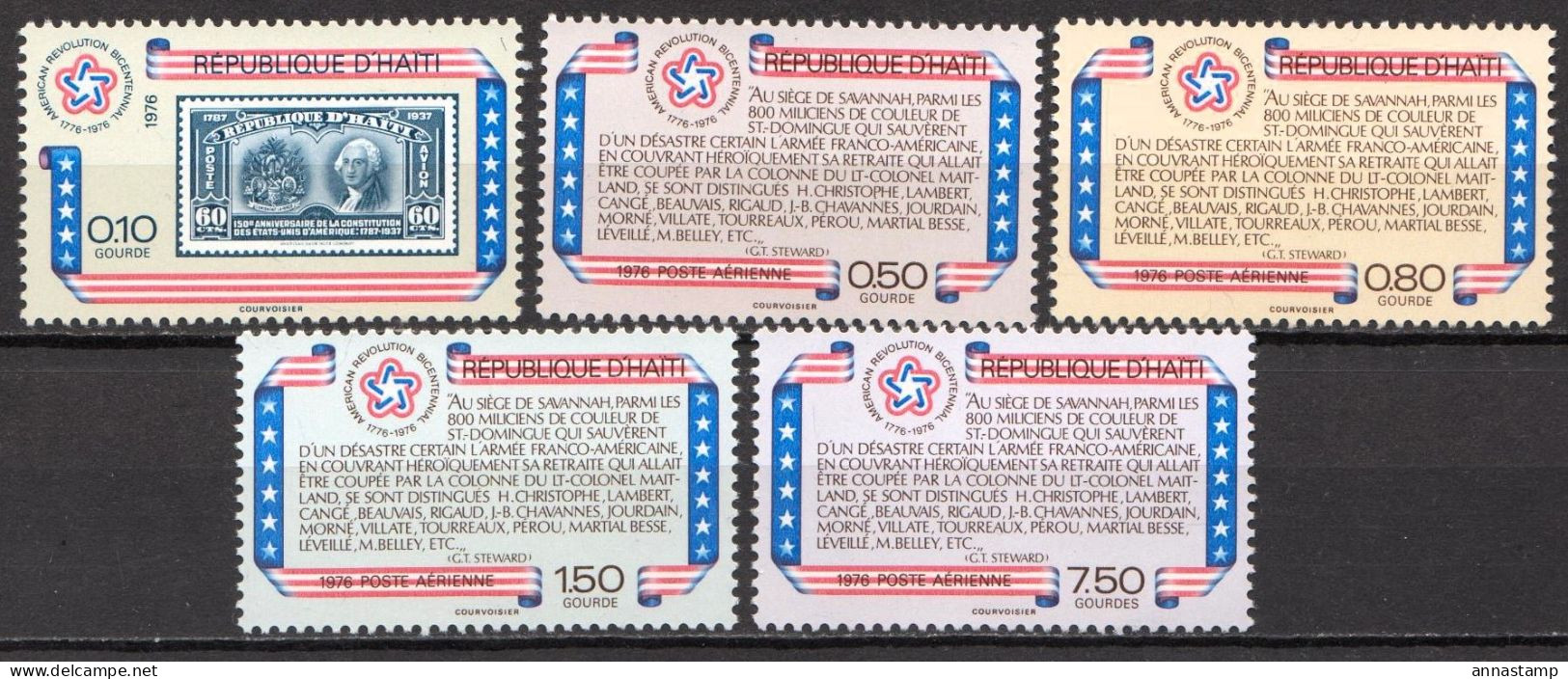 Haiti MNH Set - Onafhankelijkheid USA