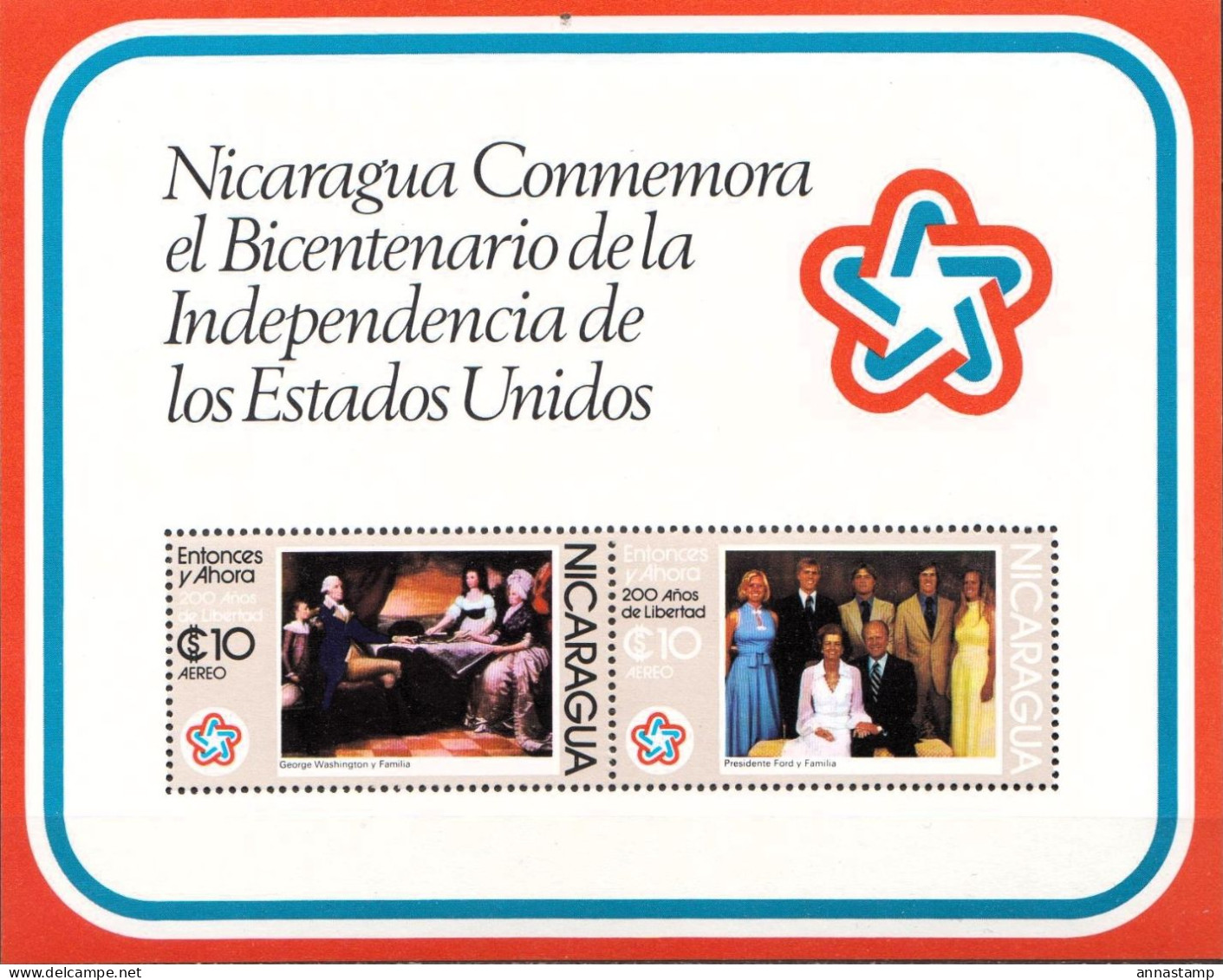 Niger MNH SS - Indépendance USA