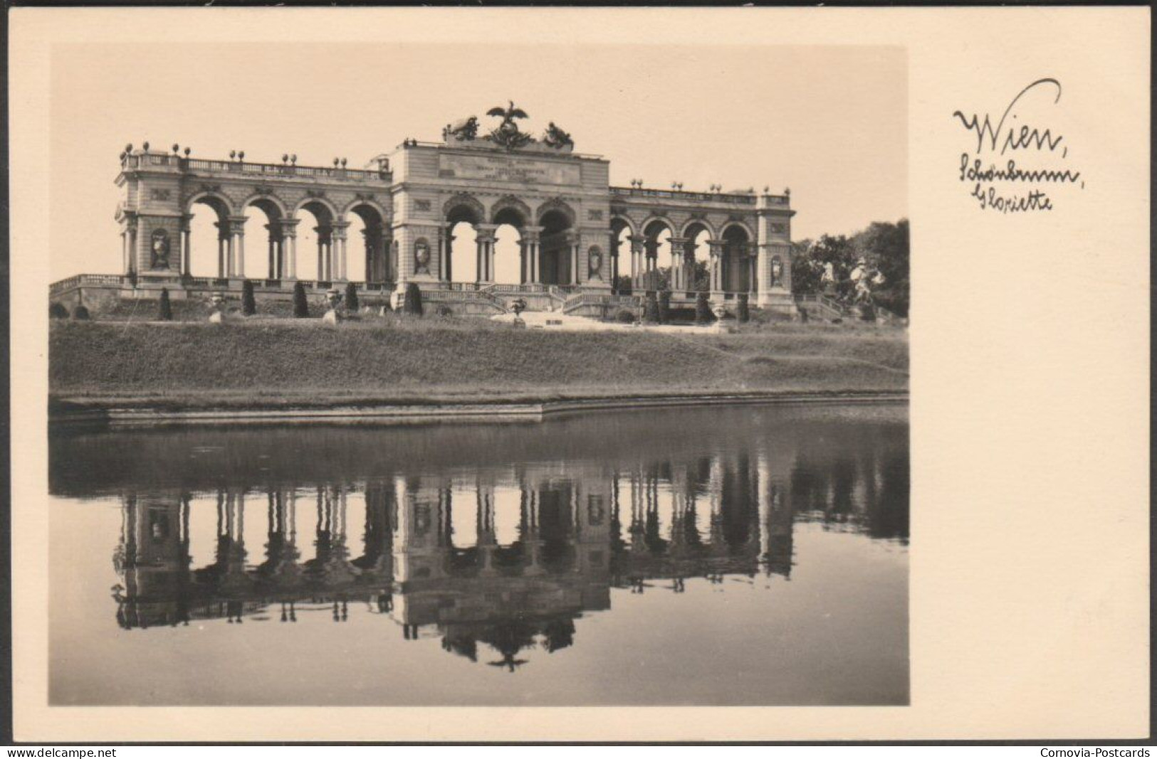 Schönbrunn Gloriette, Wien, C.1940 - Schönbrunner Tiergartens Foto-AK - Schloss Schönbrunn