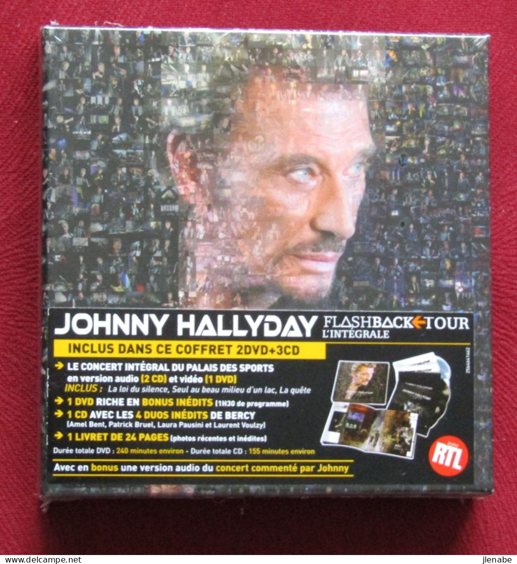 Coffret Johnny Hallyday " Flashback Tour L'intégrale NEUVE Sous Blister - DVD Musicaux