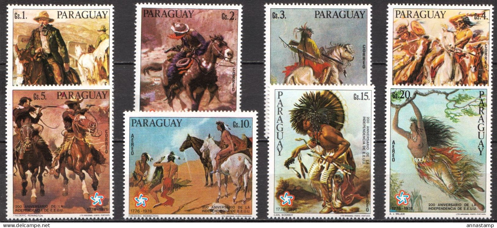 Paraguay MNH Set - American Indians