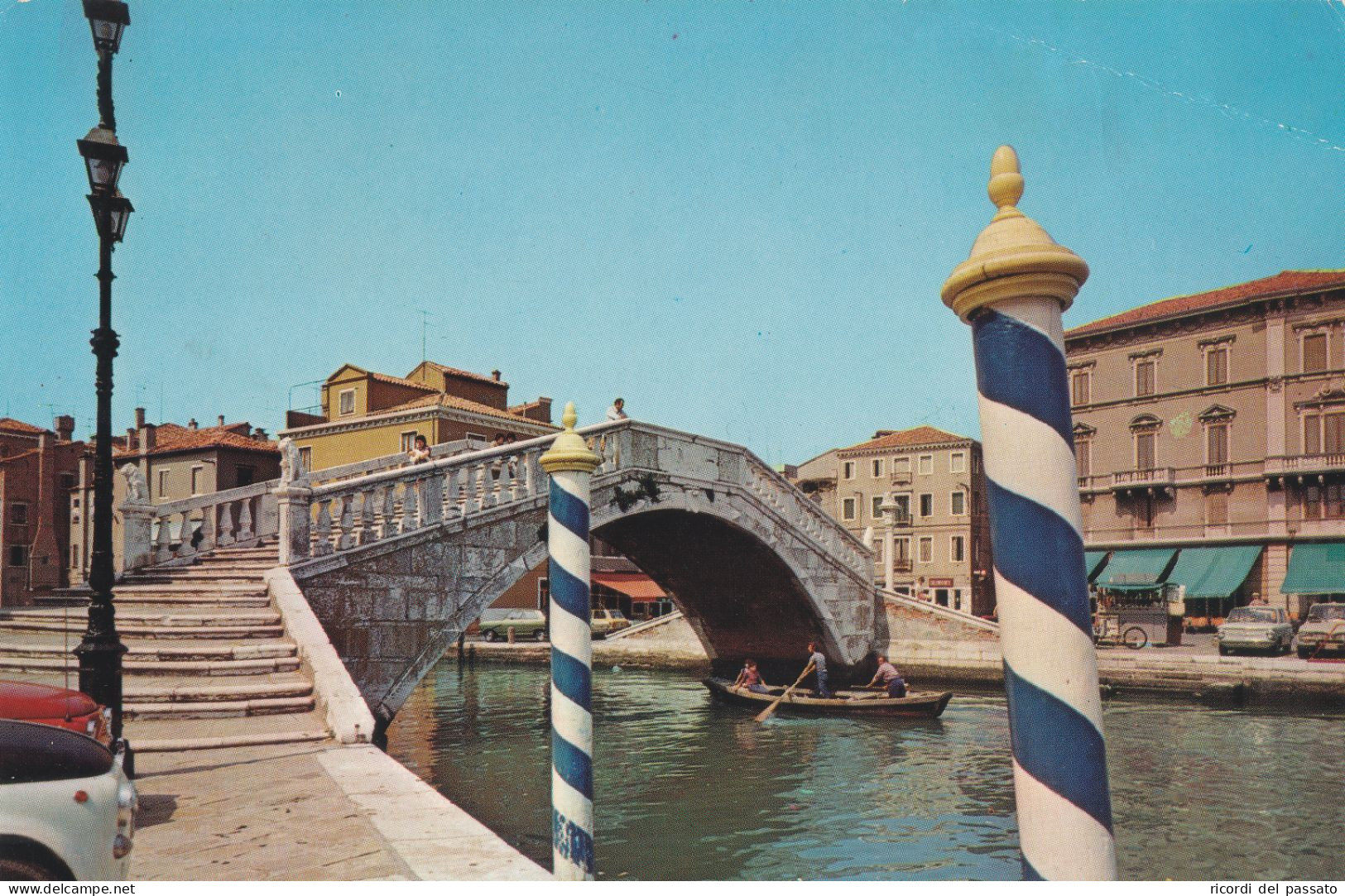Cartolina Chioggia ( Venezia ) - Ponte E Piazzetta Vigo - Chioggia