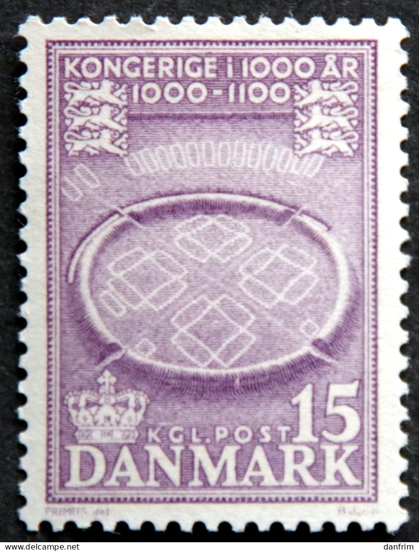 Denmark 1953  Kingdom Of Denmark 1000 Years.    MiNr.343 MNH (**) ( Lot H 2748 ) - Unused Stamps