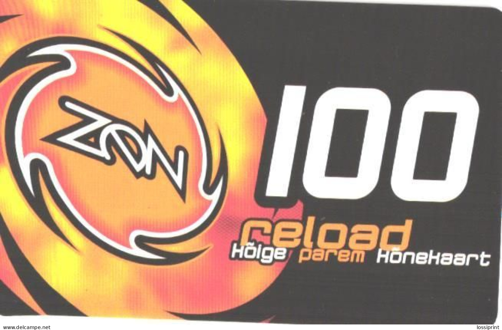 Estonia:Used Phonecard, ZEN 100 Krooni, Mobile Phone Prepaid Card - Estonie