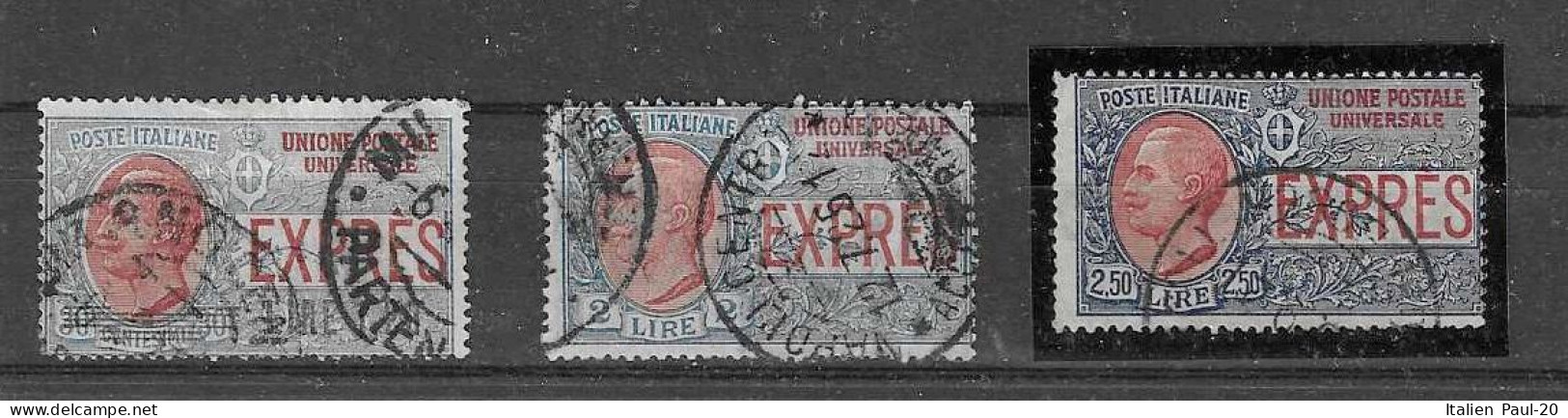 Italien - Selt./gest. Bessere "Eilmarken" Aus 1921/26 - Michel 136, 213 Und 248! - Express Mail