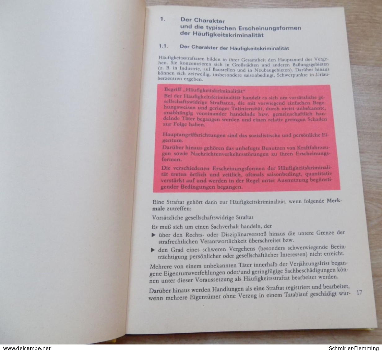 Handbuch Häufigkeitskriminalität, 1. Auflage 1986, 206 Seiten, Aus Dem Ministerium Des Innern Der Volkspolizei/DDR - Politie En Leger