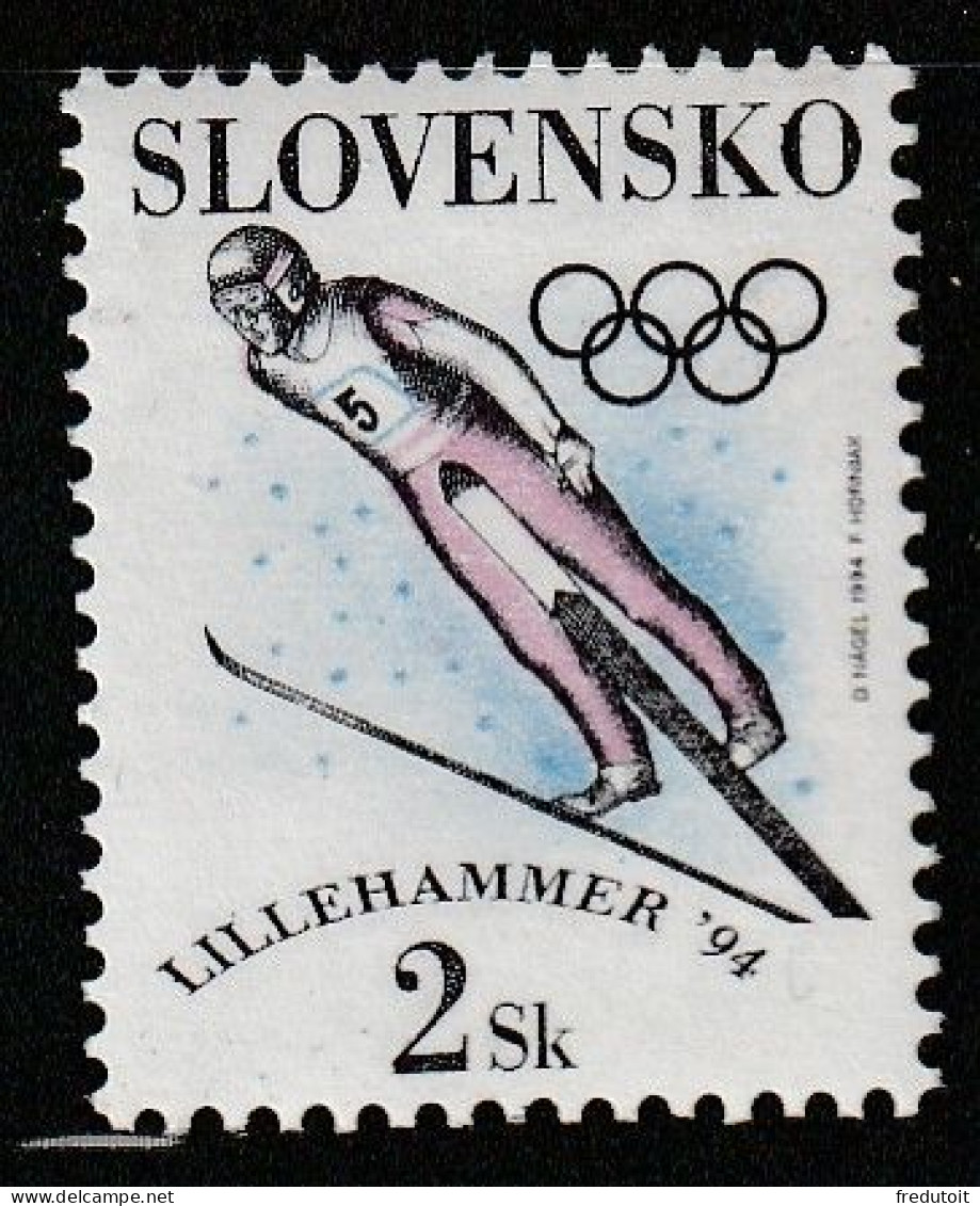 SLOVAQUIE - N°152 ** (1994) Jeux Olympiques à Lillehammer - Ungebraucht