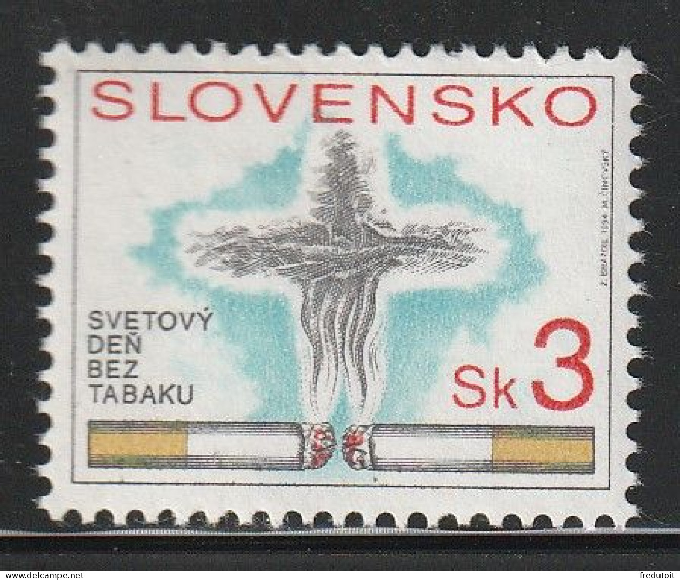 SLOVAQUIE - N°157 ** (1994) Tabac - Unused Stamps