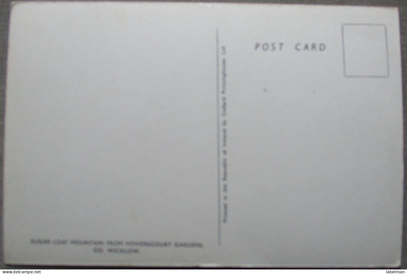 IRLAND UK UNITED KINGDOM WICKLOW SUGAR LOAF MT KARTE CARD POSTKARTE POSTCARD ANSICHTSKARTE CARTOLINA CARTE POSTALE - Verzamelingen & Kavels