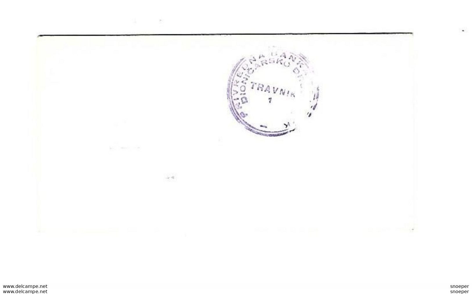 *bosnia Privredna Banka Travnik  Emergency Money(notgeld) 0,5 Dem  Unc - Bosnia And Herzegovina