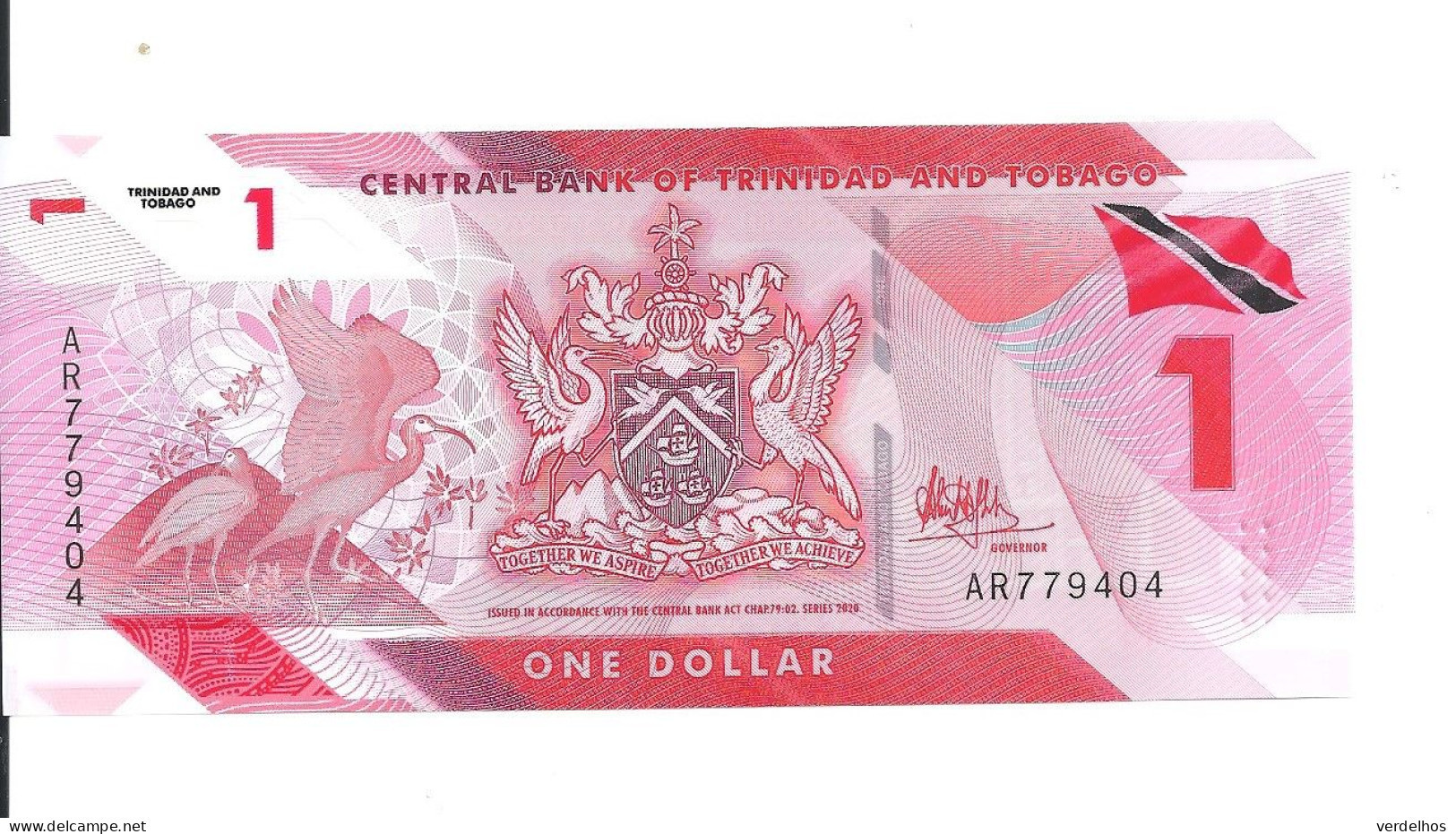 TRINIDAD ET TOBAGO 1 DOLLAR 2020 UNC P 60 - Trinidad En Tobago