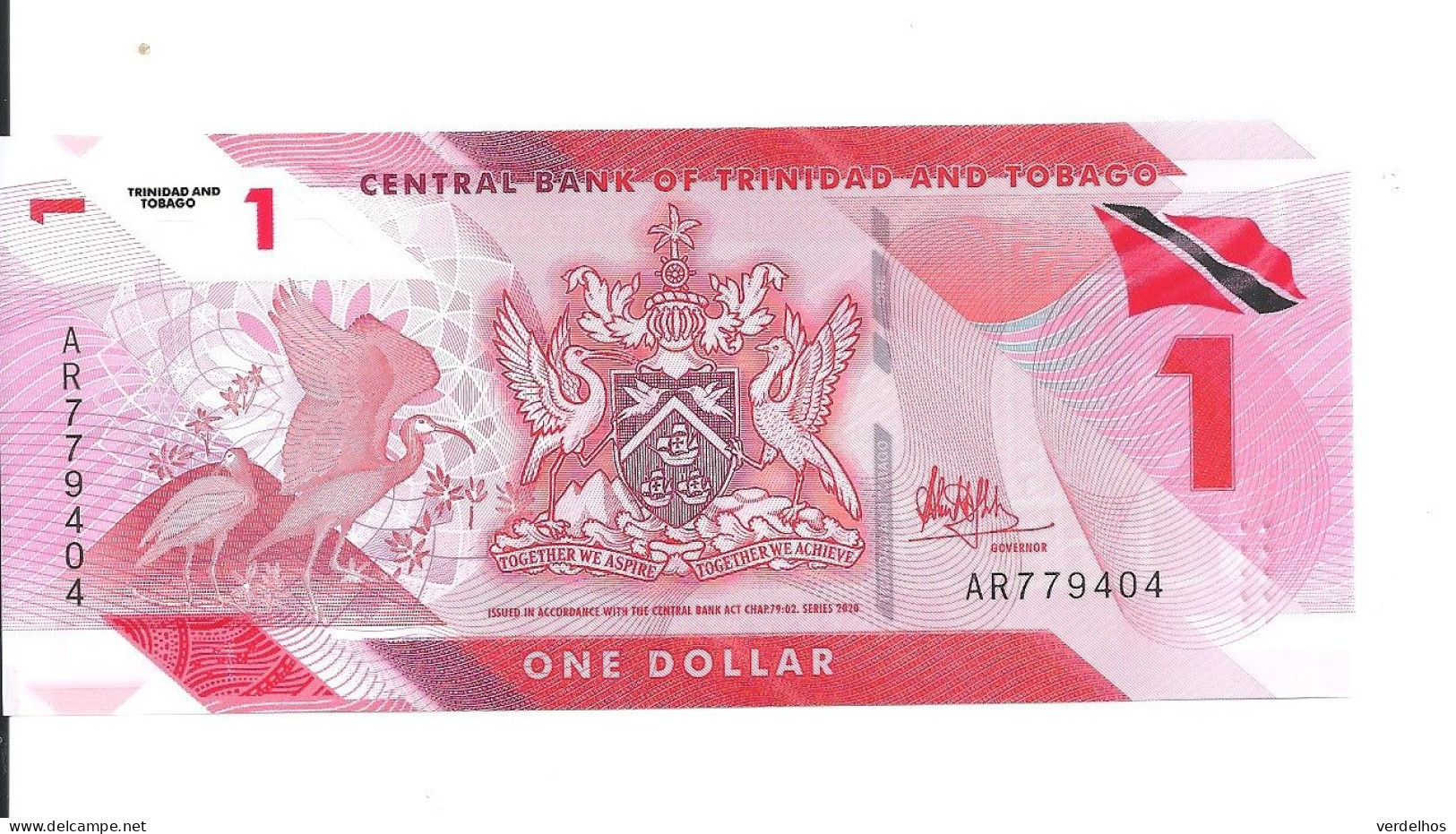 TRINIDAD ET TOBAGO 1 DOLLAR 2020 UNC P 60 - Trindad & Tobago