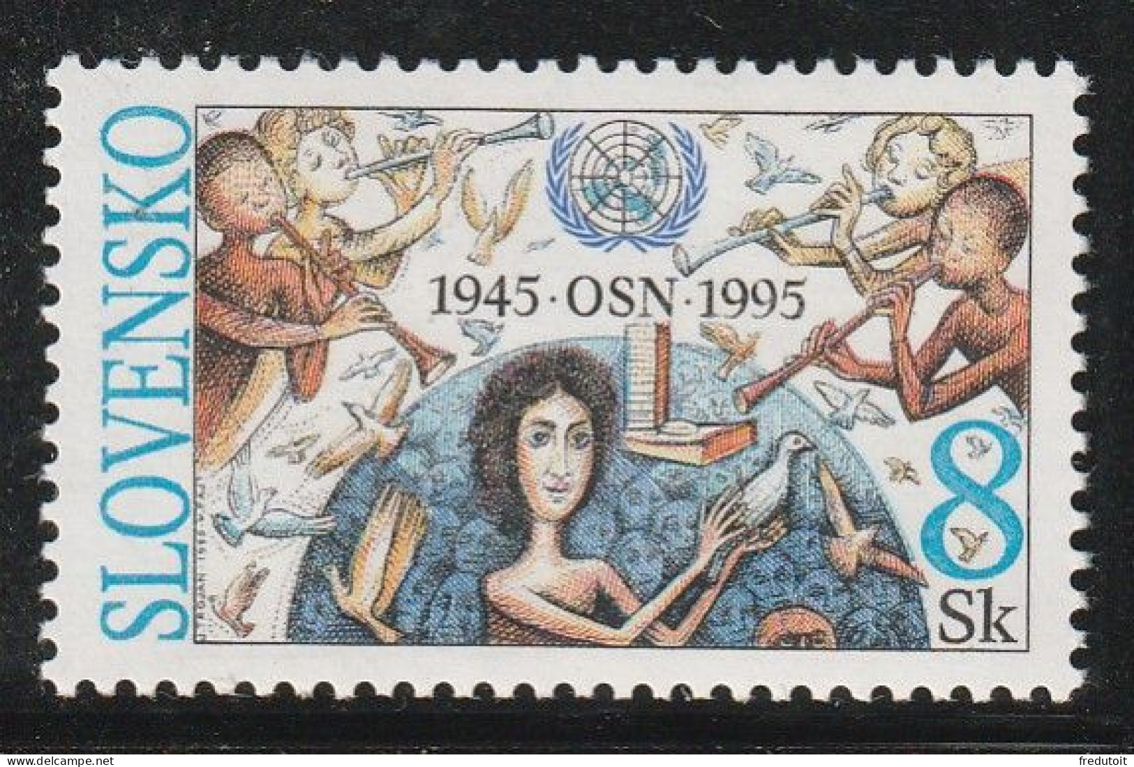 SLOVAQUIE - N°202 ** (1995) ONU - Unused Stamps