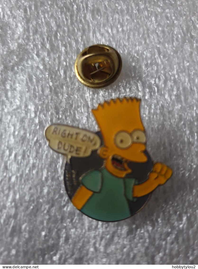 Pin's The Simpson's - Right On, Dude ! - Cinema