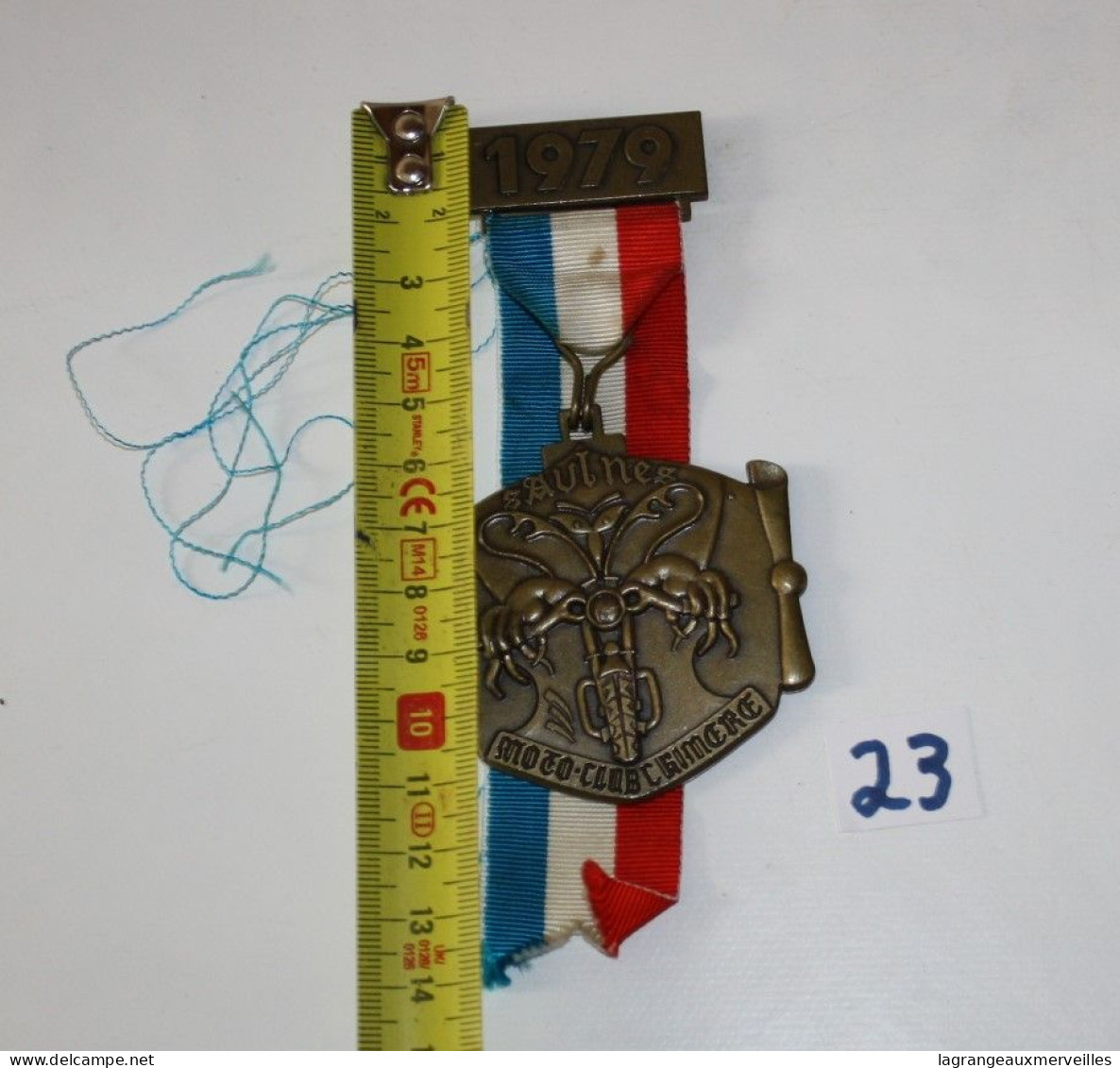 C23 Ancienne Médaille - 1979 - Aulnes - Moto Club Chimere - France - Véhicules