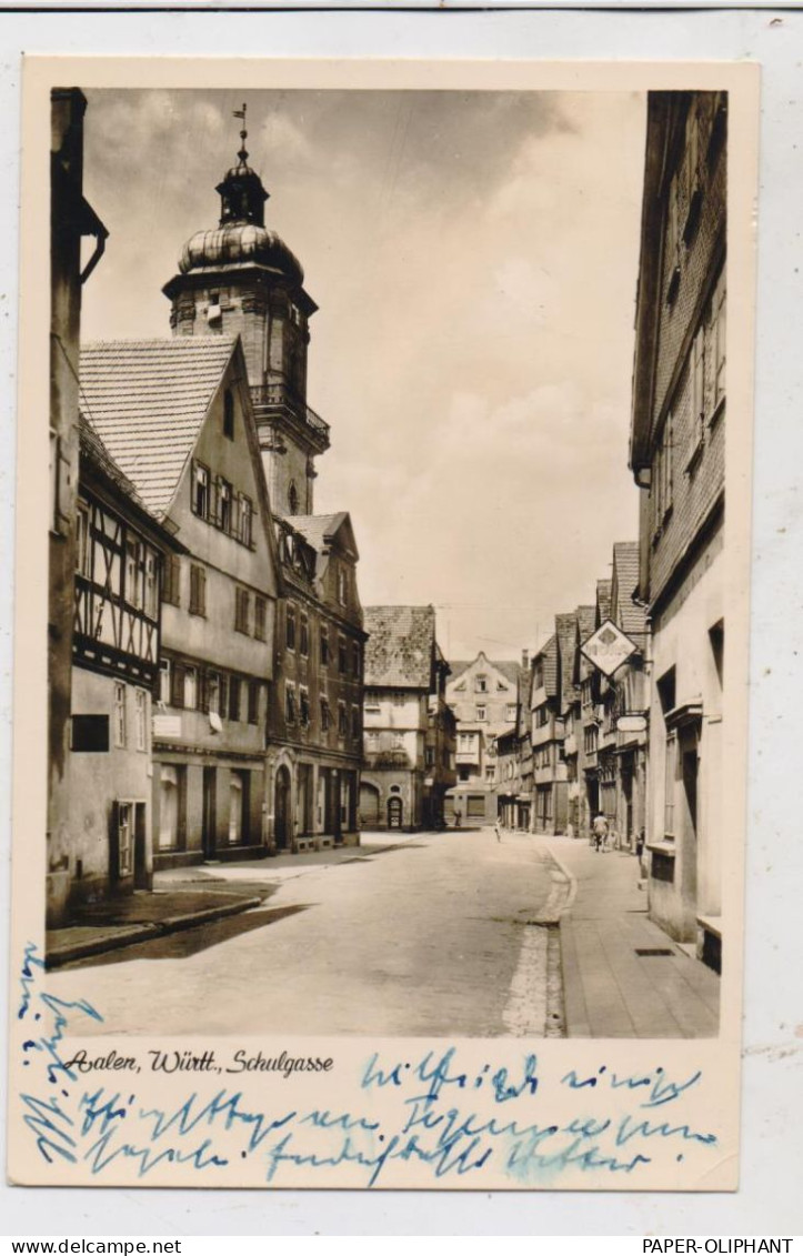 7080 AALEN, Schulgasse, 1954 - Aalen