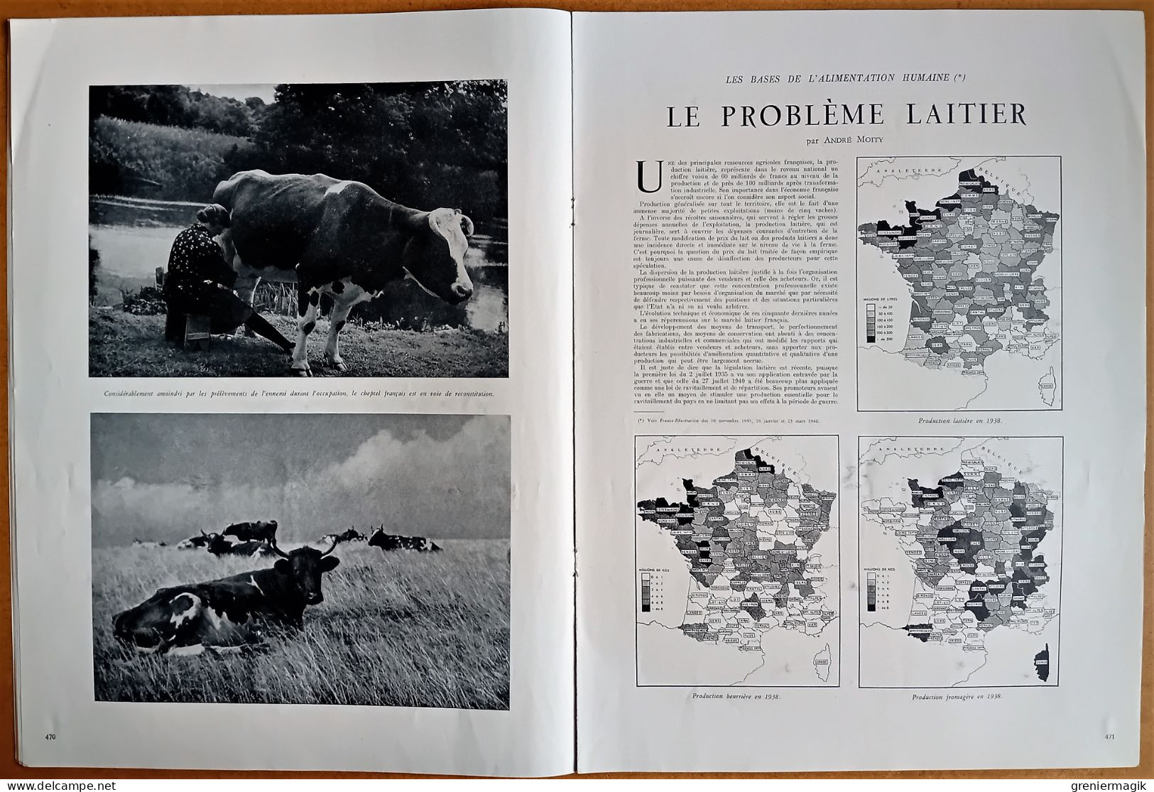 France Illustration N°31 04/05/1946 Les Constitutions françaises/Paris Ilot 16/Conférence des quatre/Nouvelle-Zélande
