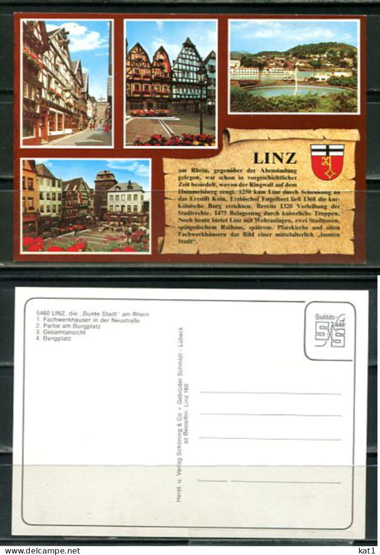 K19775)Ansichtskarte: Linz Am Rhein, Mehrbildkarte - Linz A. Rhein
