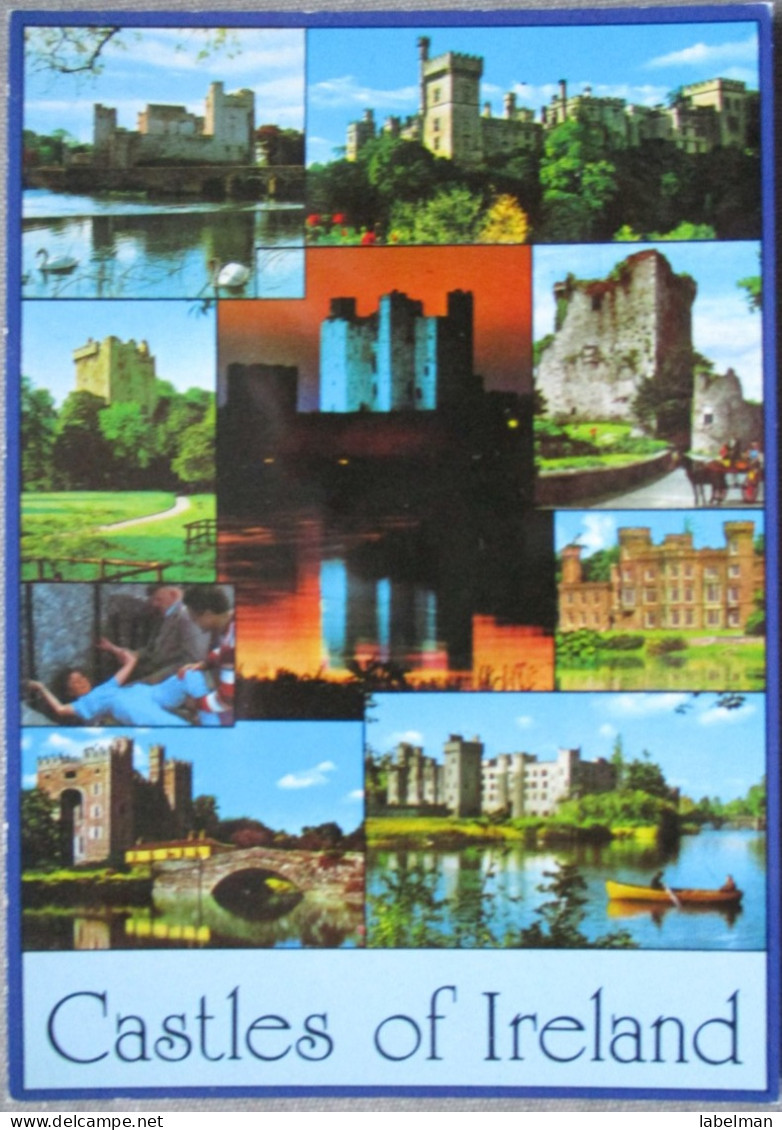 IRLAND UK UNITED KINGDOM DUBLIN MAP CASTELS PC CP AK KARTE CARD POSTKARTE POSTCARD ANSICHTSKARTE CARTOLINA CARTE POSTALE - Colecciones Y Lotes