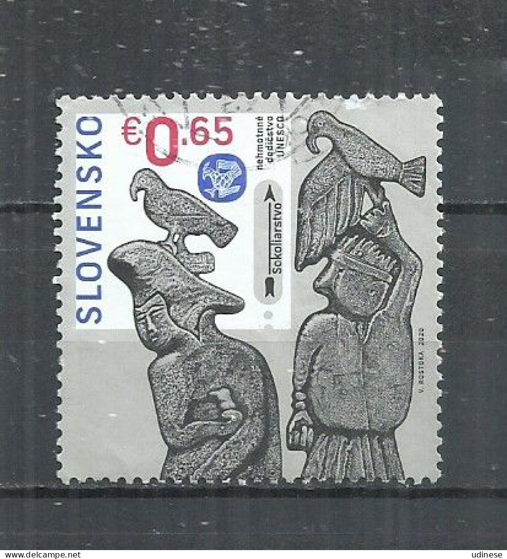 SLOVAKIA 2020 - 75 YEARS OF DIPLOMATIC RELATIONS WITH MONGOLIA - POSTALLT USED OBLITERE GESTEMPELT USADP - Used Stamps