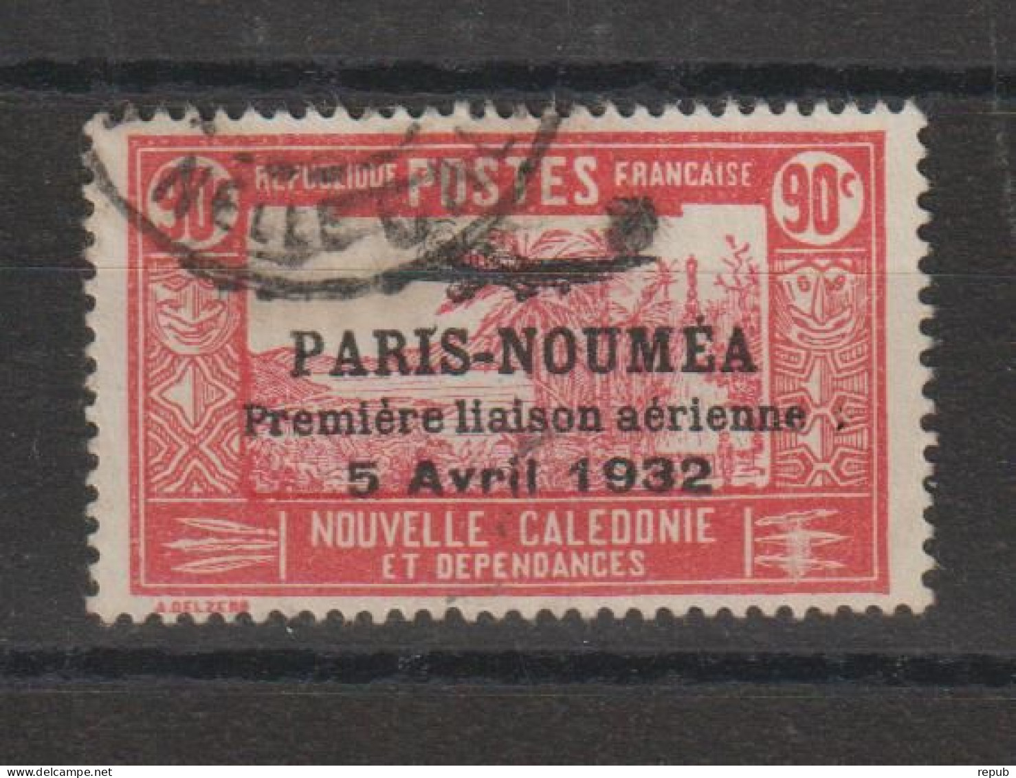 Nouvelle Calédonie 1933 Série Paris-Nouméa PA 19 Oblit Used - Usati