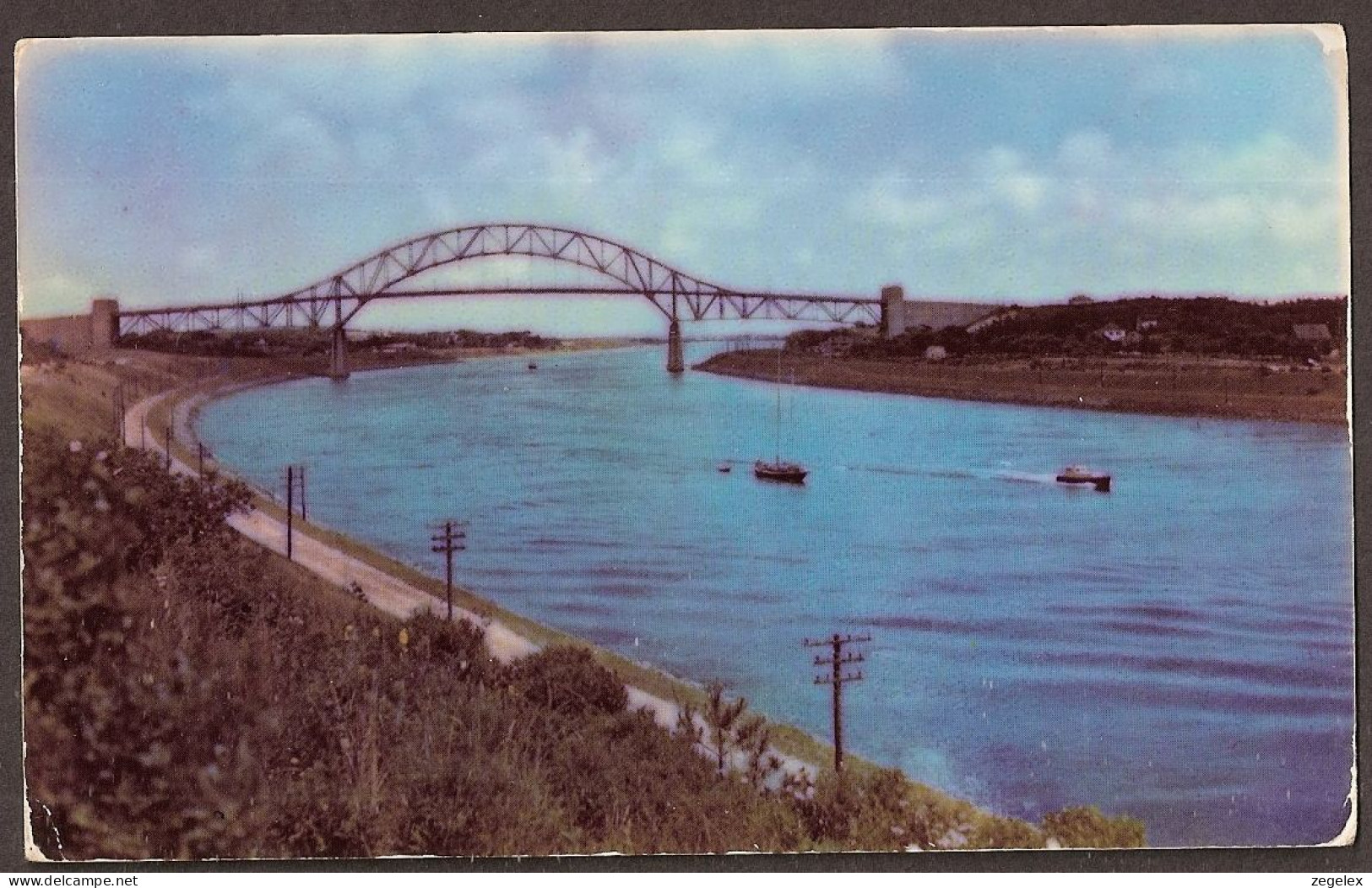 Cape Cod Canal At Bourne, Massachusetts - 1951 - Cape Cod