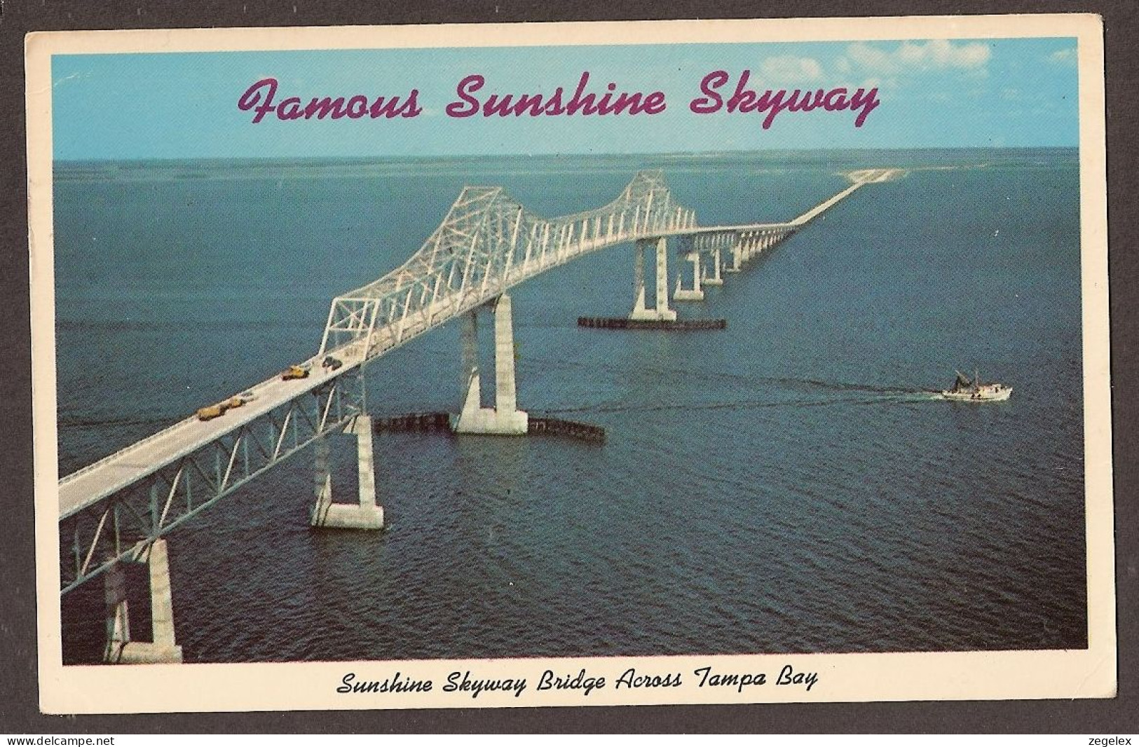 Sunshine Skyway Bridge Across Tampa Bay - Tampa