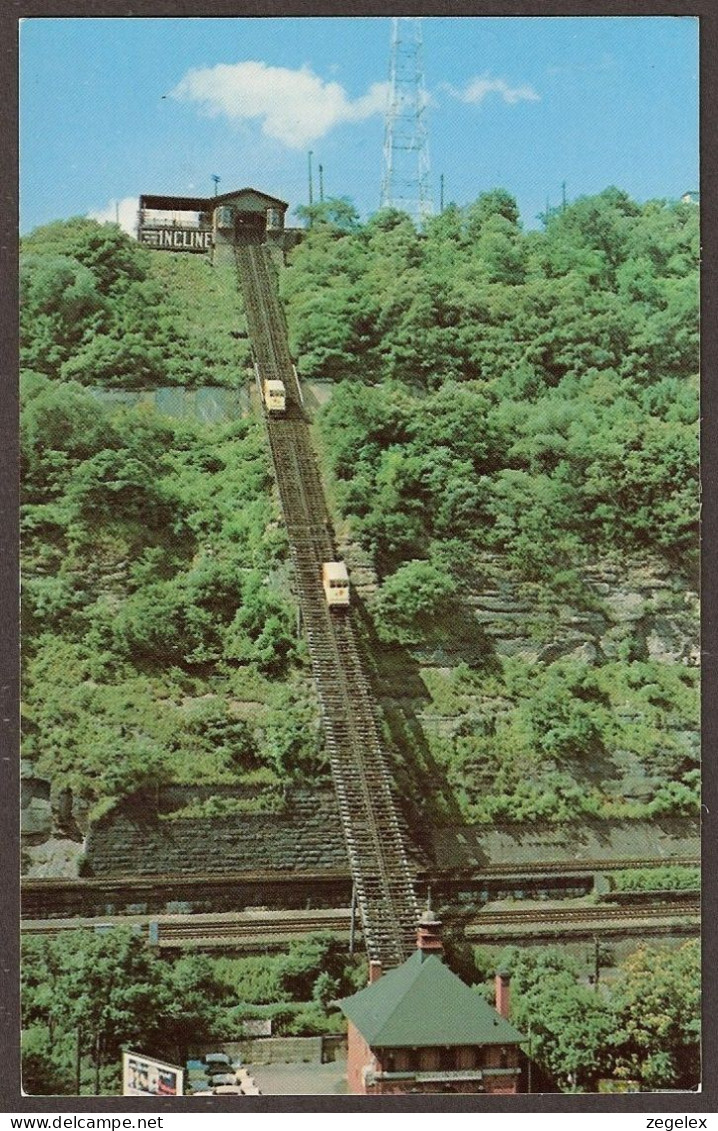 Mount Washington Incline Crosses Railroad, Pittsburg, PA, Bergbahn, Téléférique   - Pittsburgh