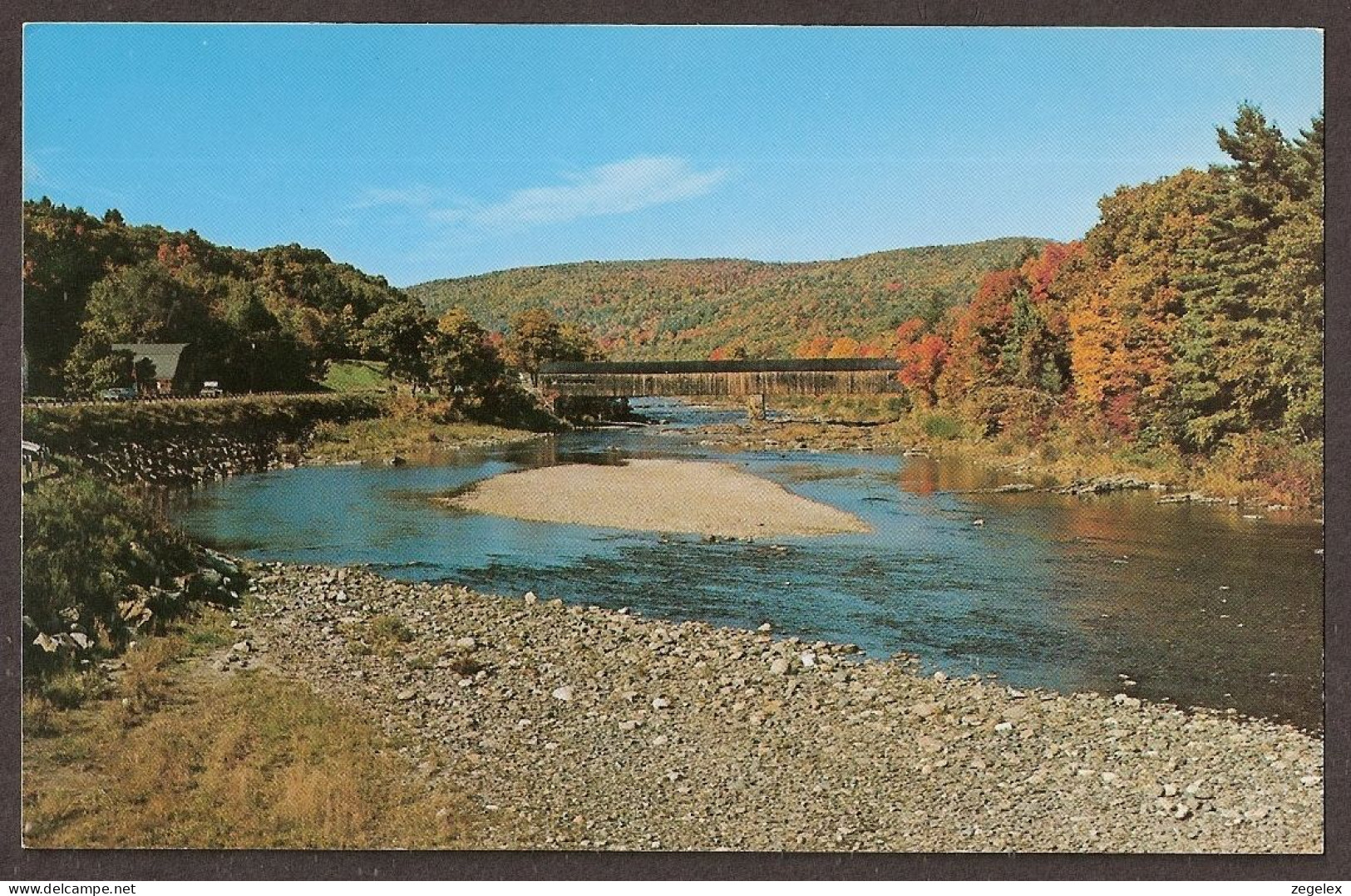 Old Arlington Bridge - Typical Vermont Covered Bridge - Arlington