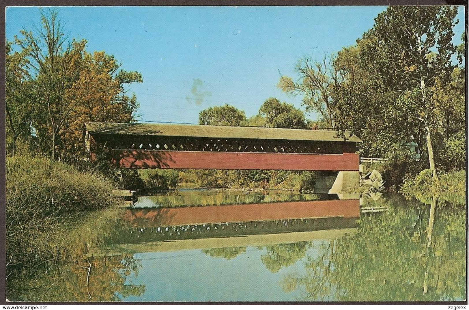 Burt Henry Covered Bridge Near Bennington In Vermont - Bennington