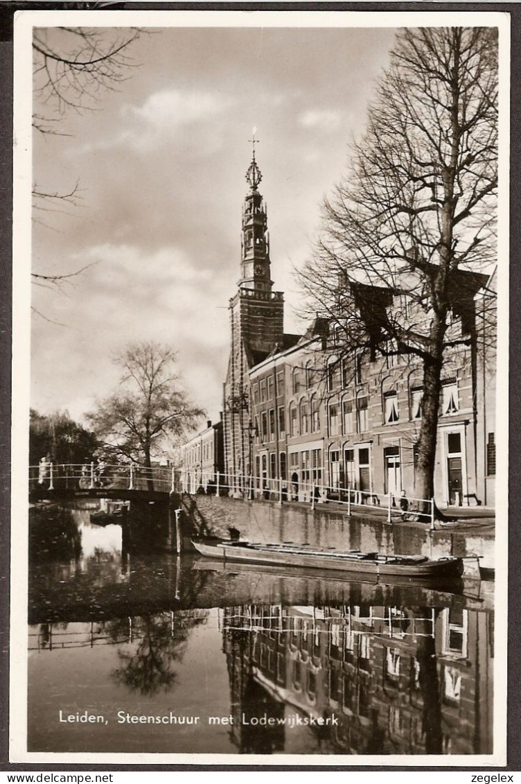 Leiden, Steenschuur Met Lodewijkskerk - Leiden