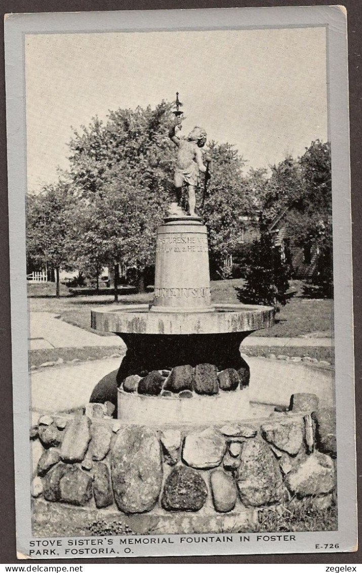 Fostoria, Origon - Stove Sister's Memorial Fountain In Foster Park - Andere & Zonder Classificatie