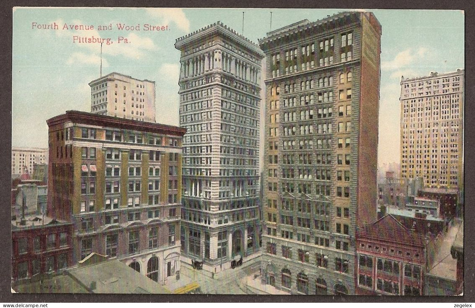 Pittsburg - 4th Avenue And Wood Street  - Pittsburgh