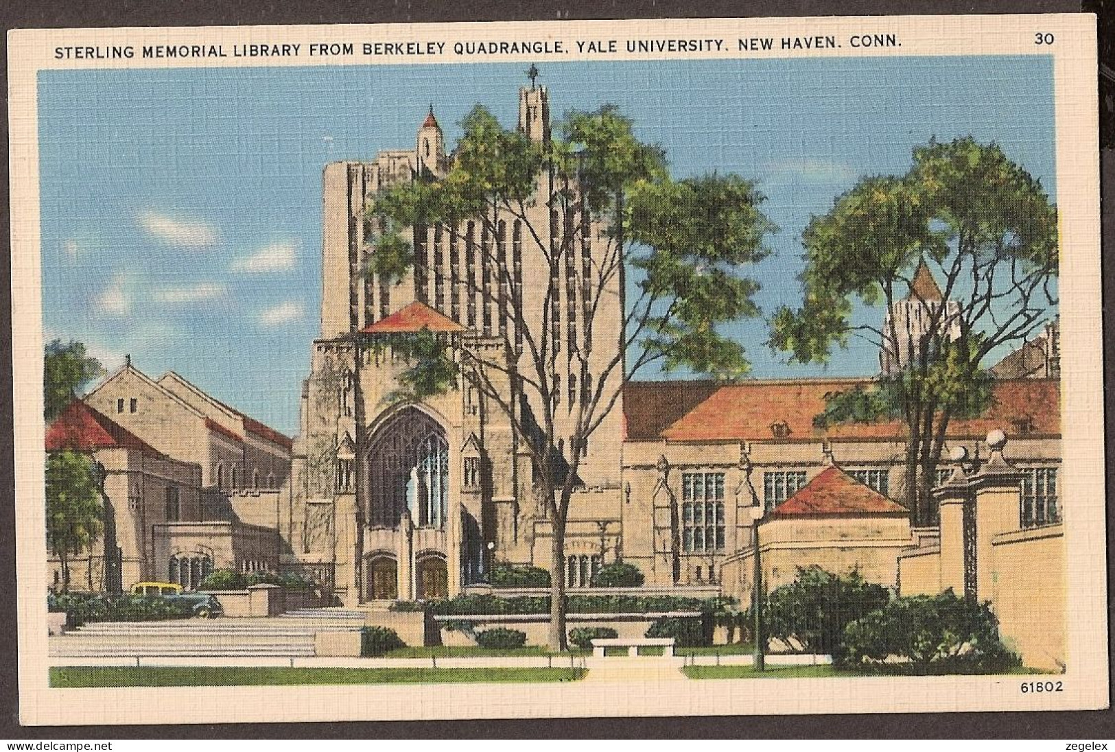 New Haven, Connecticut - Sterling Memorial Library, Yale University 1940 - New Haven