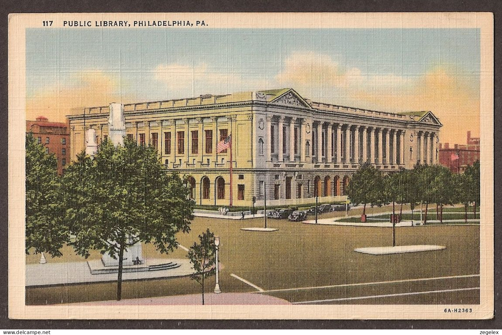 Philadelphia, PA - Public Library 1943 - Philadelphia