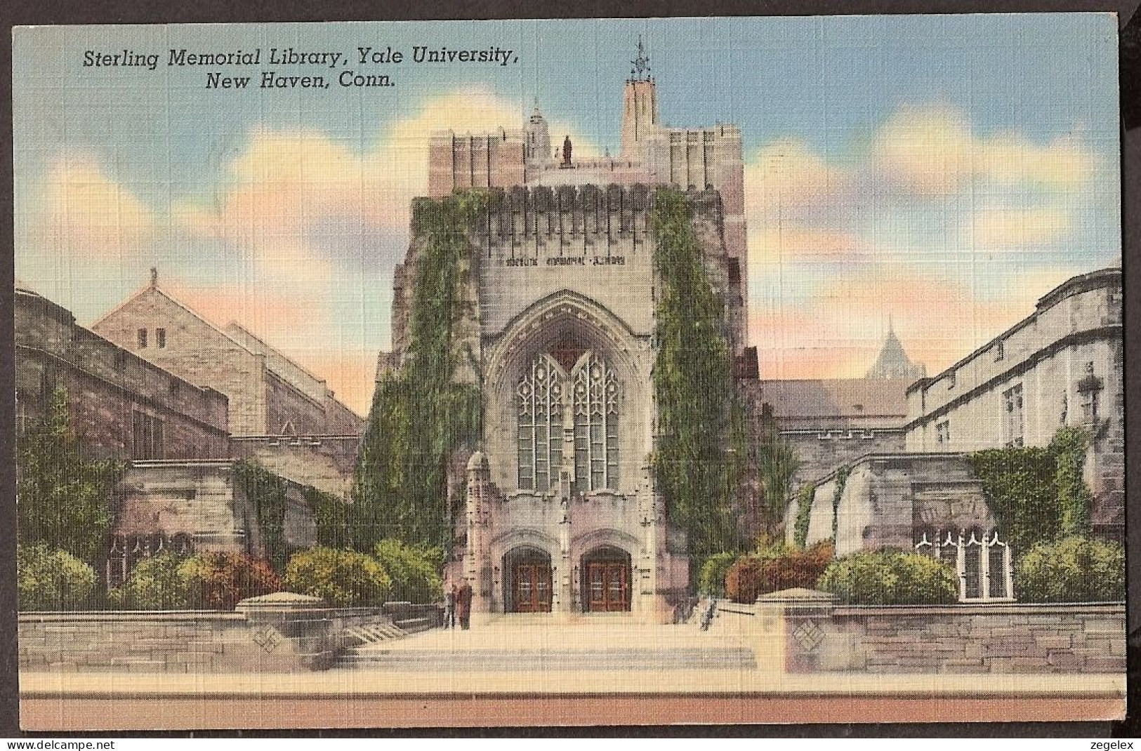 New Haven, Connecticut - Sterling Memorial Library, Yale University 1941 - New Haven