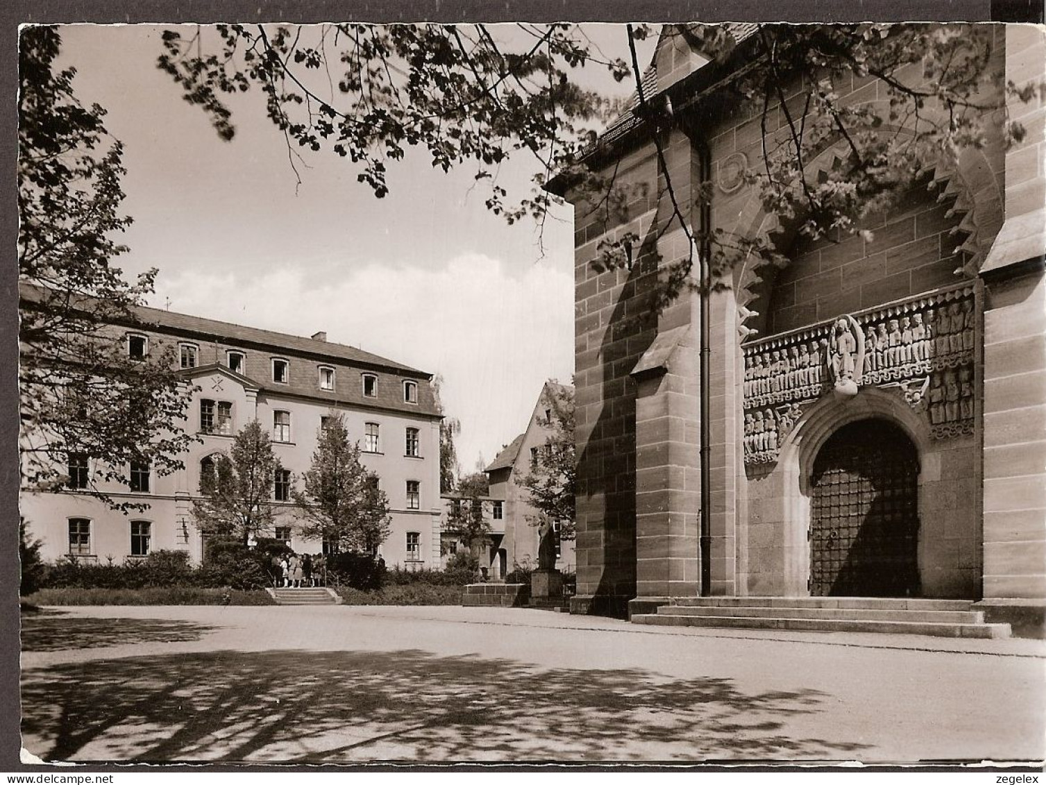 Neuendettelsau - Mutterhaus Und Portal Der Anstaltskirche - Neuendettelsau